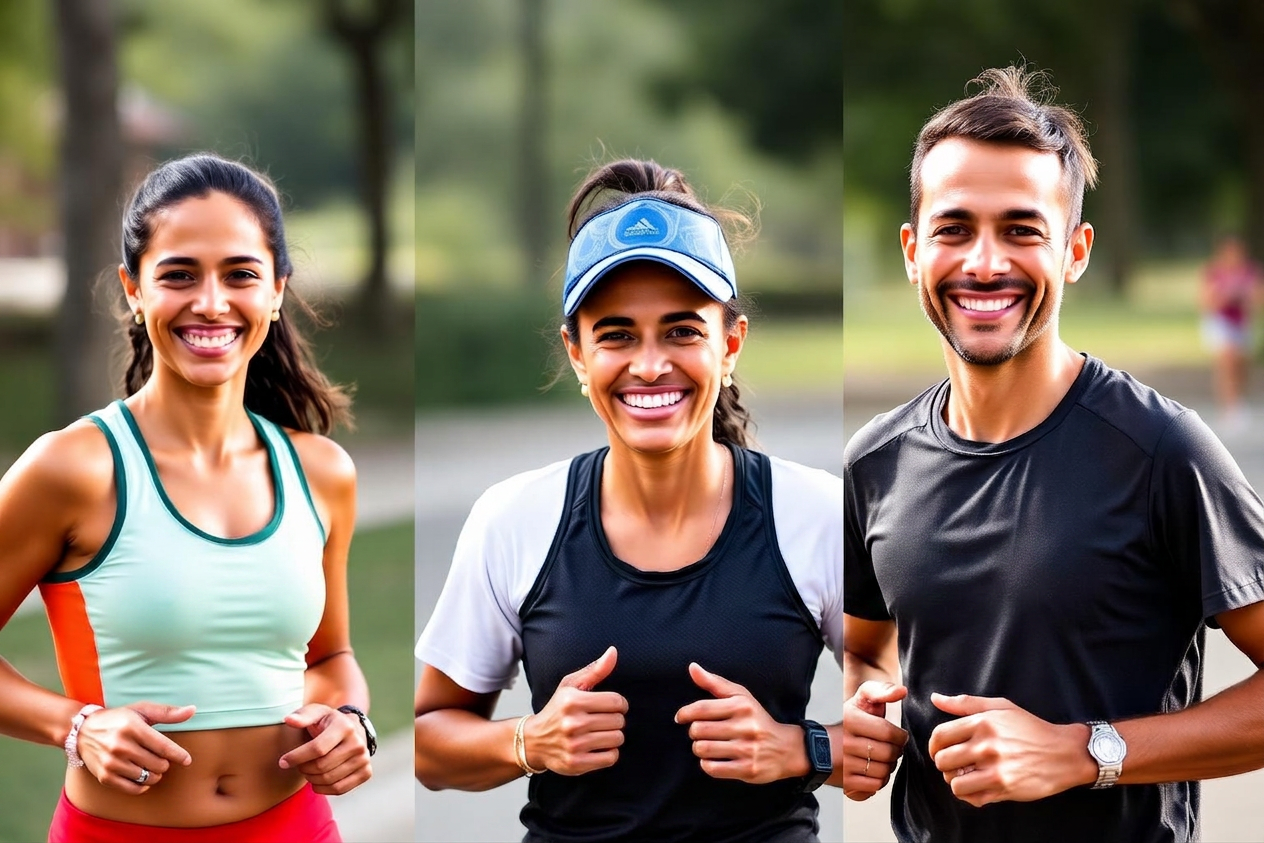 Alunos felizes do 5K na Prática